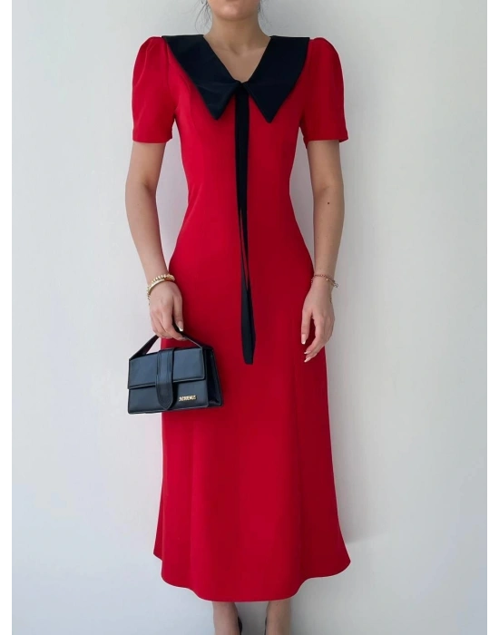 Zerra Yaka Kurdale Detay Elbise