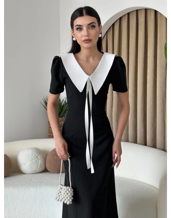 Zerra Yaka Kurdale Detay Elbise