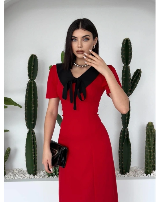 Zerra Yaka Kurdale Detay Elbise