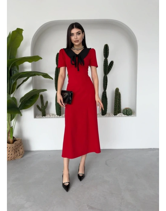 Zerra Yaka Kurdale Detay Elbise