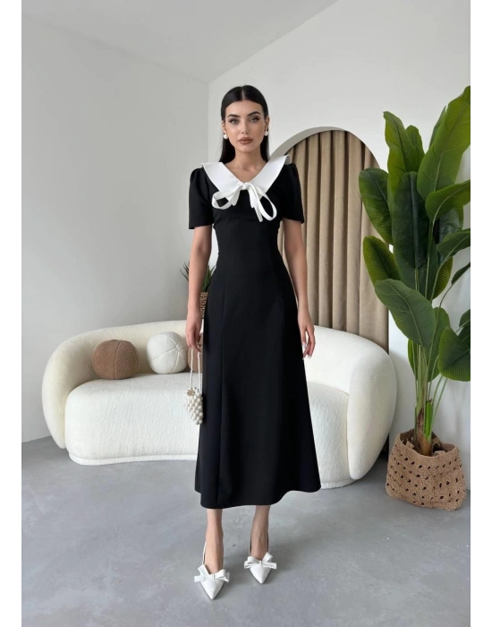 Zerra Yaka Kurdale Detay Elbise