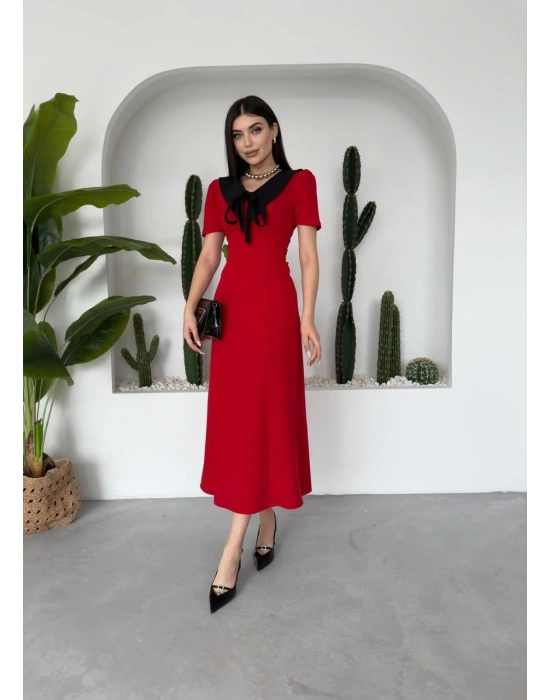 Zerra Yaka Kurdale Detay Elbise