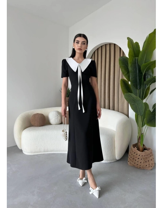 Zerra Yaka Kurdale Detay Elbise