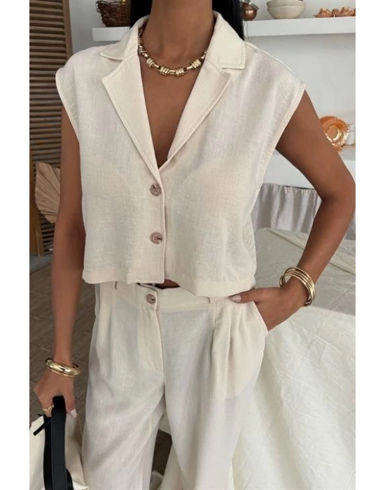 Zoe Crop Yelek Takım 974408