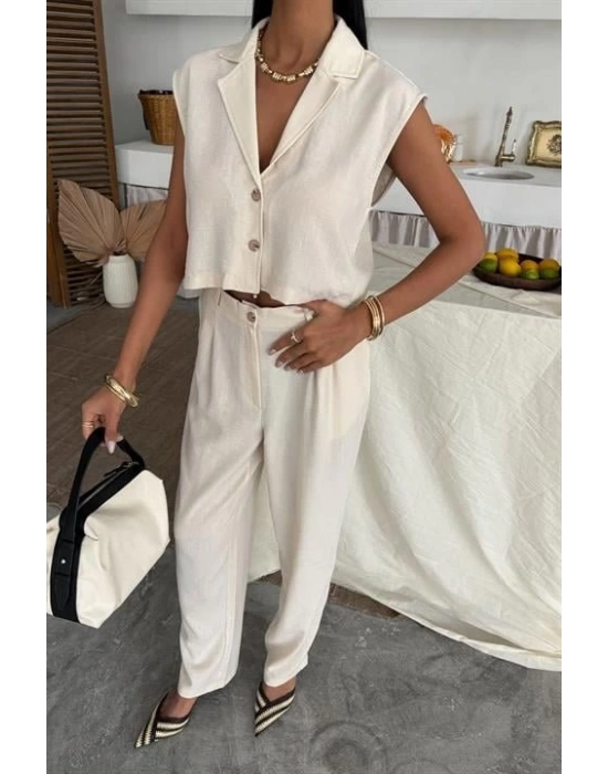 Zoe Crop Yelek Takım 974408