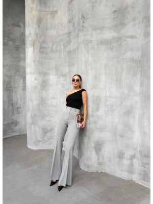 230 Gr Poly Viscose Full Lycra İspanyol Paça Pantolon