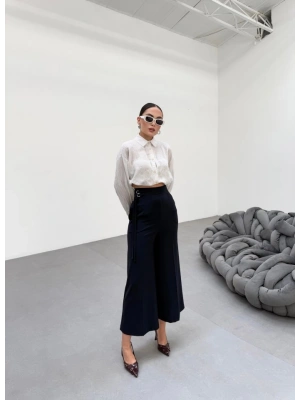 230 Gr Poly Viscose Full Lycra Metal Toka Aksesuarli Pantolon