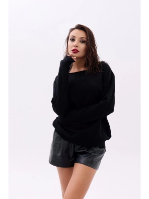 4216 TRİKO DÜZ SALAŞ KAZAKSİYAH