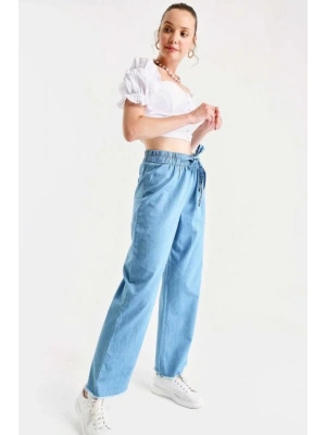 6469 BOL PAÇA JEANS PANTOLON  Mavi