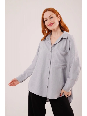 alaş Kesim Cepli Grimelanj Gömlek