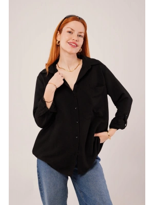 alaş Kesim Cepli iyah Gömlek