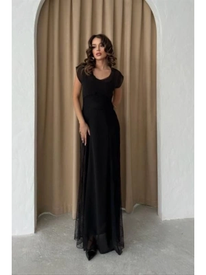 Archernar Şifon Tül Elbise 27048