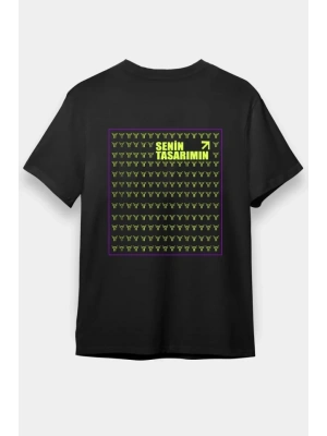 Arka 24/1 Düz Oversize Tshirt  iyah