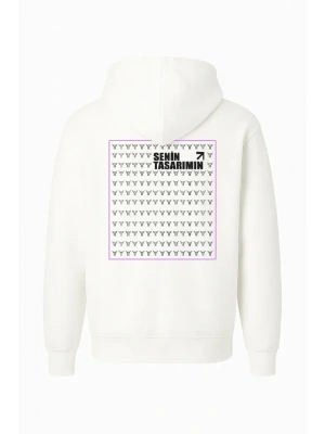 Arka 3 İplik Penye Içi Pamuk  Beyaz