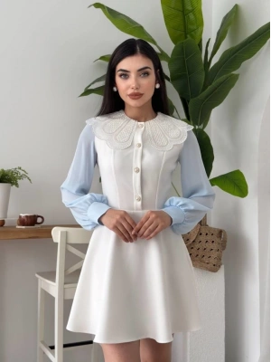 Asıo Bebe Yaka Elbise