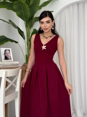 ate Yıldız Detaylı Elbise