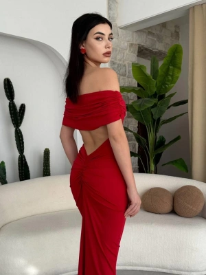 Athena Sırt DekolteliElbise