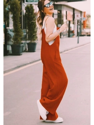 Atlet Dahil Aerobin Kumaş Tulum