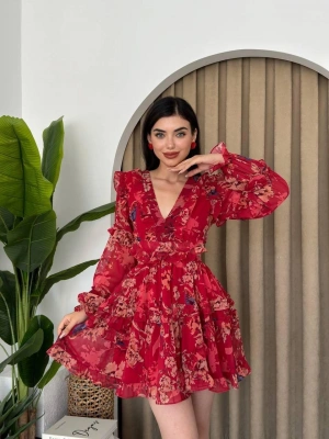 Avellino ırt Dekolteli Elbise