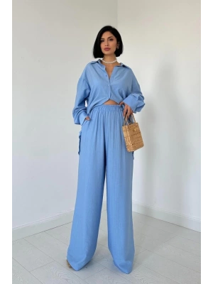 avi Alice Gömlek Ve Bol Kesim Pantolon Takım