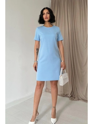 avi Kısa Kol Atlas ini Elbise