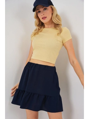 Ayrobin Mini Etek 8054  Lacivert