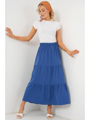 Ayrobin Uzun Etek 8048  İndigo