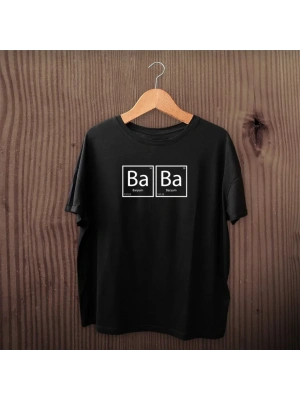 Babalar Günü Baskılı Tshirt  iyah