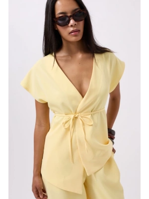 Bağcık Detay Yelek