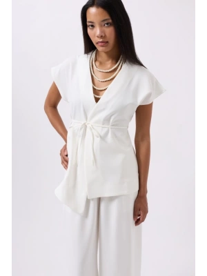 Bağcık Detay Yelek