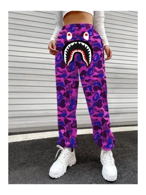Bape hark Dijital Baskılı Eşofman Altı  or