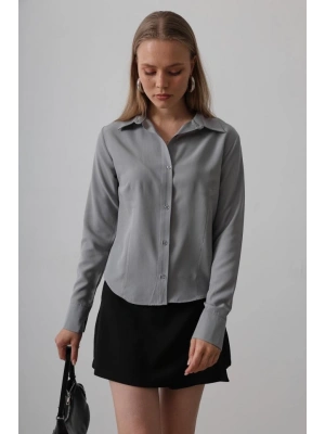 Basic Gömlek  Gri