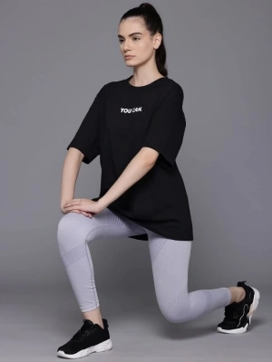 Baskılı Oversize Tshirt  iyah