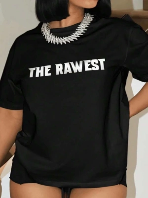 Baskılı Oversize Tshirt  iyah