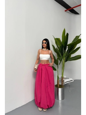 BE ATİKİ BAON ETEK ŞANE BOY OFT KUAŞ  Fuşya