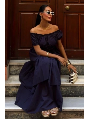 Büzgülü Crop Kat Detaylı Fırfır Etekli Takım 10196