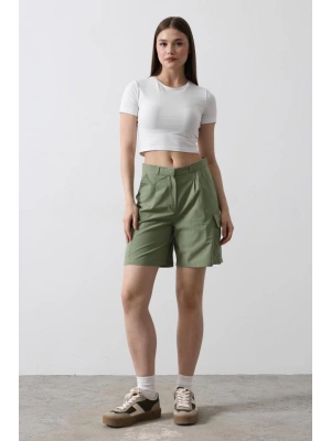 Cargo Cepli Şort  Haki