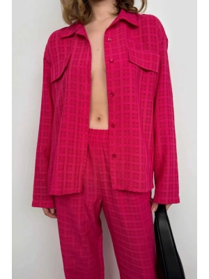 Cepli Gömlek Pantolon İkili Takım