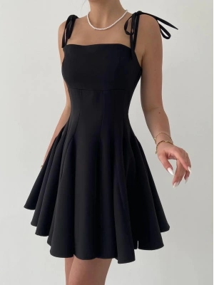 Clara Askılı Mini Elbise