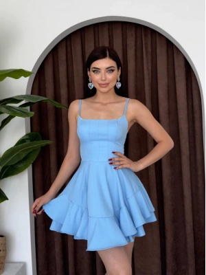 Common İp Askılı Elbise