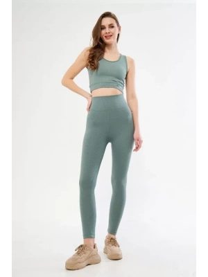 Crop Tayt İkili por Takımı  Buz avisi