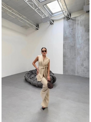 Cura Yelek Pantolon İki̇li̇ Takim