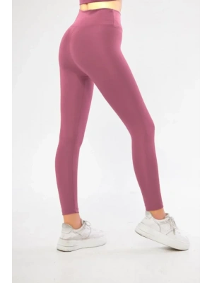 Dalgıç Yüksel Bel Baskılı Tayt  or