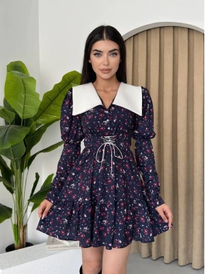 Dreamy İp Detaylı ini Elbise