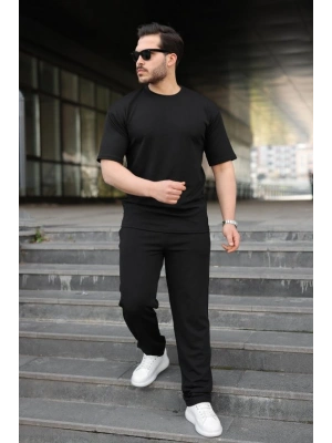 Erkek Alt Üst Krep İkili Takım