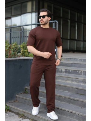 Erkek Alt Üst Krep İkili Takım