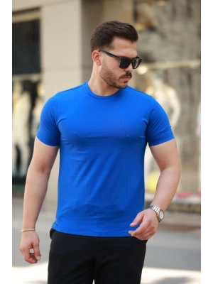 Erkek Bisiklet Yaka Basic Tişört