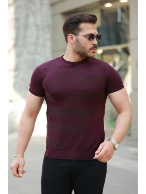 Erkek Bisiklet Yaka Kısa Kollu Tişört