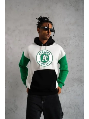 Erkek Çok Parçalı Kanguru Cepli Kapüşonlu weatshirt  Çok Renkli