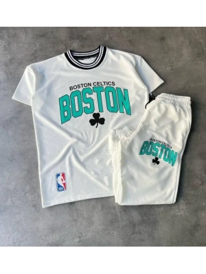 Erkek Dijital Baskılı AltÜst Eşofman Takımı  Beyaz